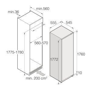 R21183I (178 cm fridge)